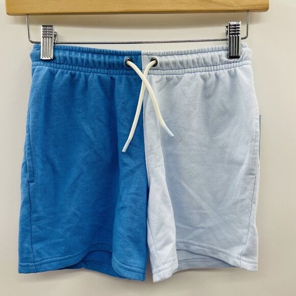 Cat & Jack Youth Boy Small 6/7 Colorblock Above the Knee Pull-On Shorts Blue 373 - Picture 1 of 6